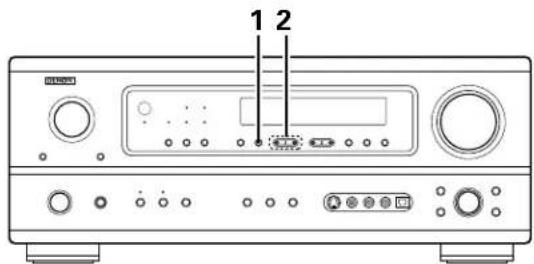 DENON AVR883 - Rappel de stations prérgliées - 1