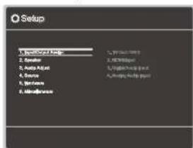 ONKYO TXSR494 - Commandes du menu - 2