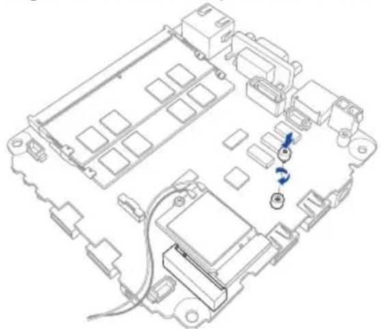 ASUS VivoMini UN66 - Pour installer oumettrea niveau un module M.2 SSD 2242 - 1
