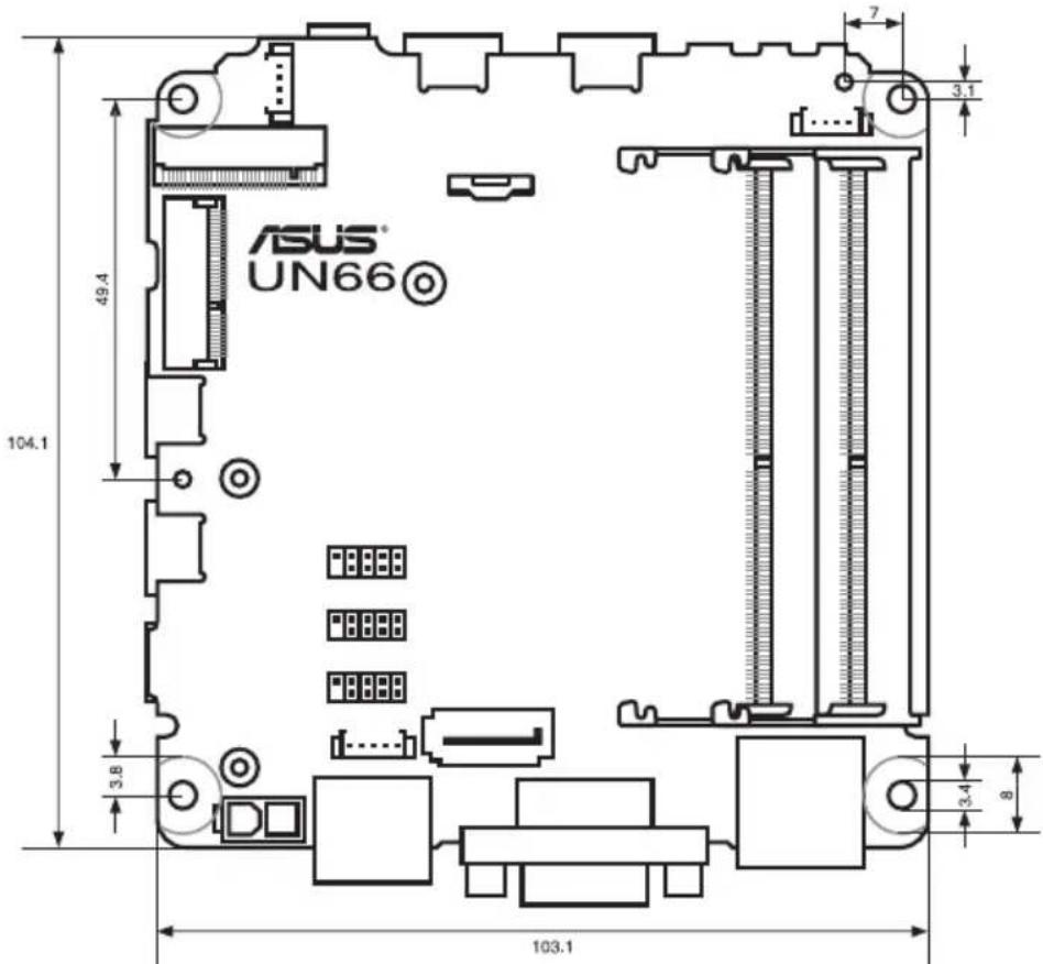 ASUS VivoMini UN66 - Dessous - 1