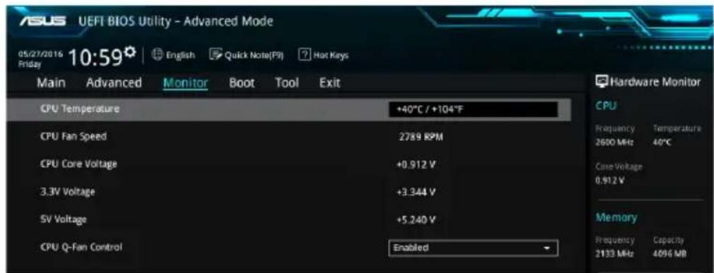 ASUS VivoMini UN66 - Menu Boot (Démarrage) - 1
