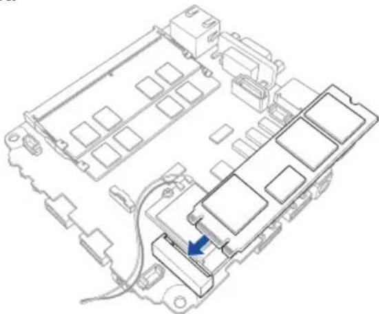 ASUS VivoMini UN66 - Pour installer oumettrea niveau un module M.2 SSD 2280 - 1
