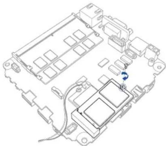 ASUS VivoMini UN66 - Pour installer oumettrea niveau un module M.2 SSD 2242 - 3