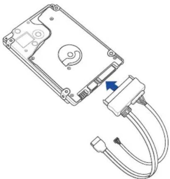 ASUS VivoMini UN66 - Pour installer un disque dur ou un lecteur SSD à l'aide du cable SATA - 1