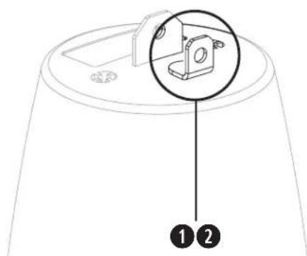 BOSE FreeSpace FS2P - Verwendung eines Sicherungssells - 1