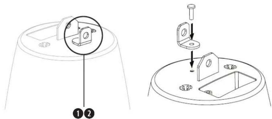BOSE FreeSpace FS2P - Using a Safety Cable - 1