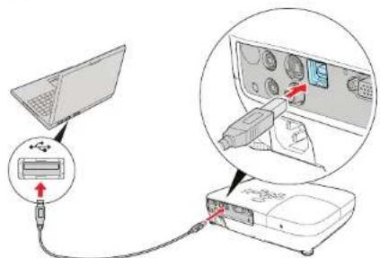 EPSON EX71 - Port USB de l'ordinateur (windows® seulement) - 1