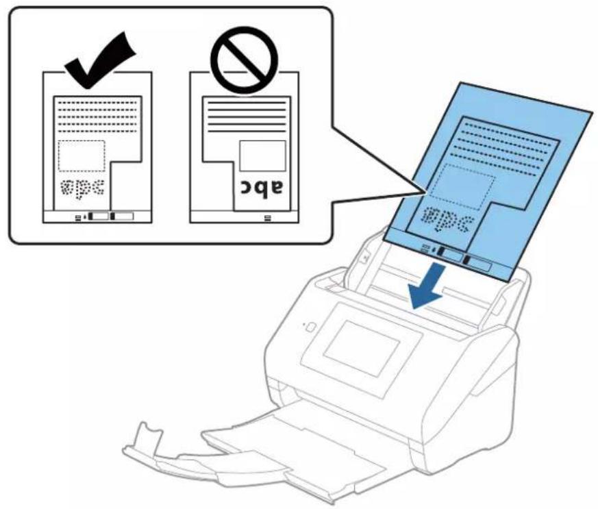 EPSON WorkForce ES580W - Positionnement d'originaux de forme irrégulière - 4