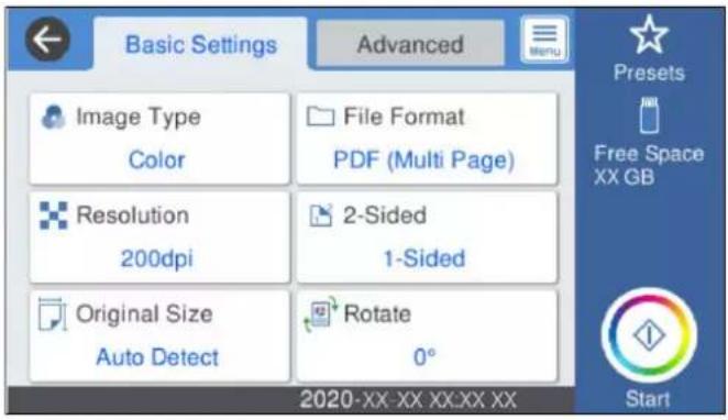 EPSON WorkForce ES580W - Numérisation vers un dispositif mémoire - 1