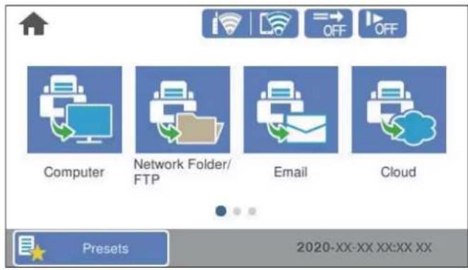 Computer Network Folder/ FTP Email Cloud Presets 2020-XX-XX XX:XX XX