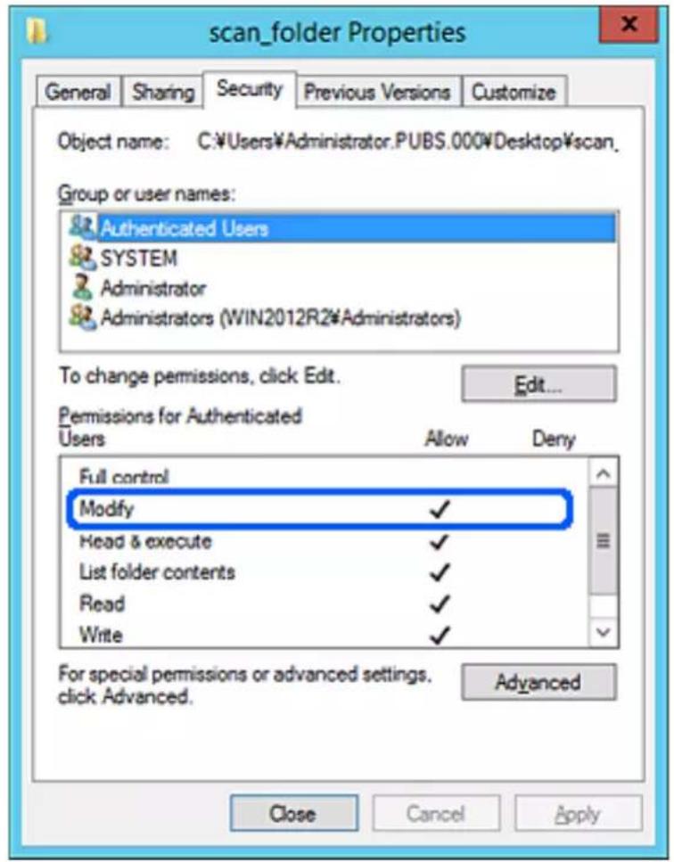 EPSON WorkForce ES580W - Exemple de configuration de serveur de fichiers - 6