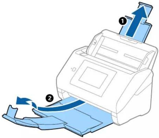 EPSON WorkForce ES580W - Positionnement d'originaux de forme irrégulière - 1