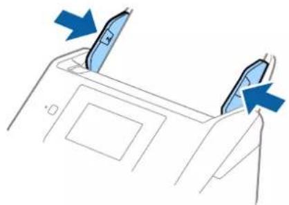 EPSON WorkForce ES580W - Positionnement d'un document long - 4