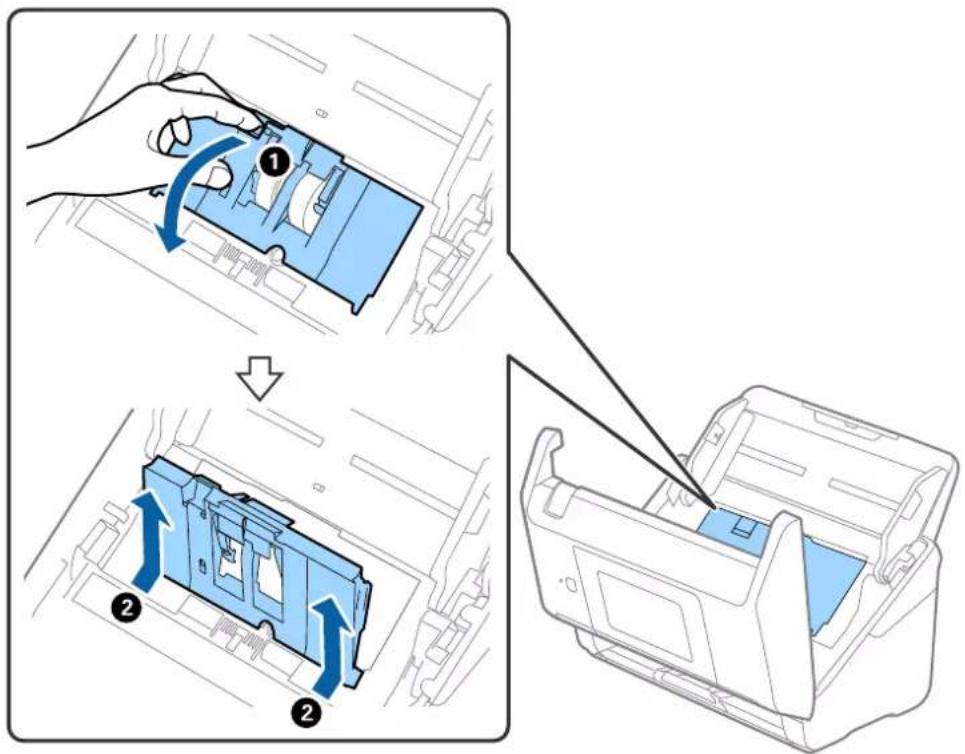EPSON WorkForce ES580W - Remplacement du jeu de rouleaux - 3
