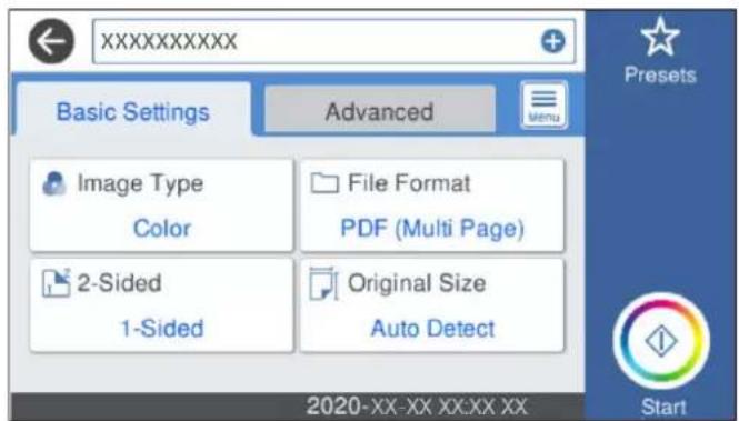 EPSON WorkForce ES580W - Numérisation vers le Cloud - 1