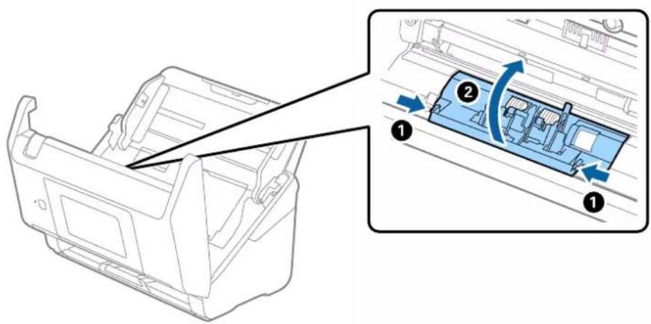 EPSON WorkForce ES580W - Remplacement du jeu de rouleaux - 8
