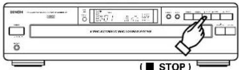 DENON DCM35 - Pour arrêter la lecture - 1