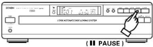 DENON DCM35 - Pour arrêter provisoirement la lecture - 1