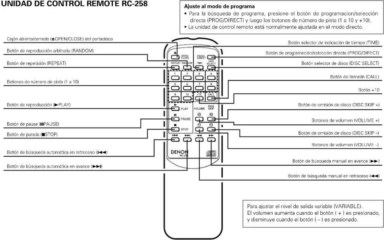 DENON DCM35 - Precauciones durante el uso - 1