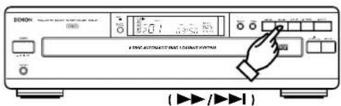 DENON DCM35 - Recherche manuelle en sens avant - 1