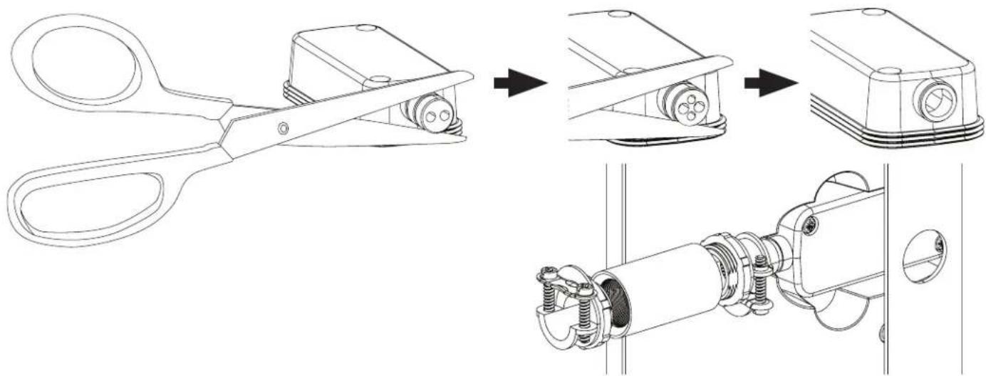 BOSE FreeSpace FS2SE - Przygotowanie osłony wejsć - 2