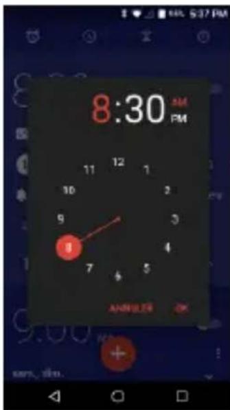 BLU Neo X2 - Créer une nouvelle alarmé - 2