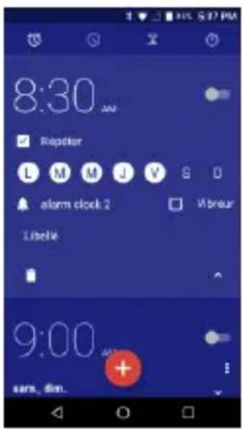 BLU Neo X2 - Créer une nouvelle alarmé - 1