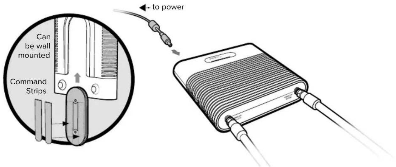 Wilson weBoost Home MultiRoom - Step 4: Power Up The Booster & Optimize The System - 1