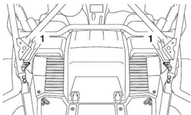 YAMAHA YXZ1000R SS (2020) - Support de drapeau - 1