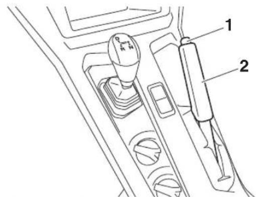 YAMAHA YXZ1000R SS (2020) - Bouton du système d'entraînement On-Command "2WD/4WD/DIFF LOCK" - 4