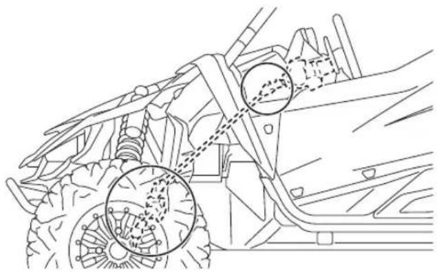 YAMAHA YXZ1000R SS (2020) - Graissage de la colonne de direction - 1