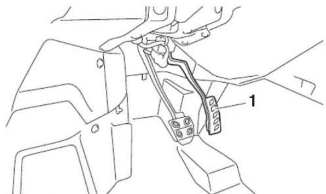 YAMAHA YXZ1000R SS (2020) - Bouton du système d'entraînement On-Command "2WD/4WD/DIFF LOCK" - 2