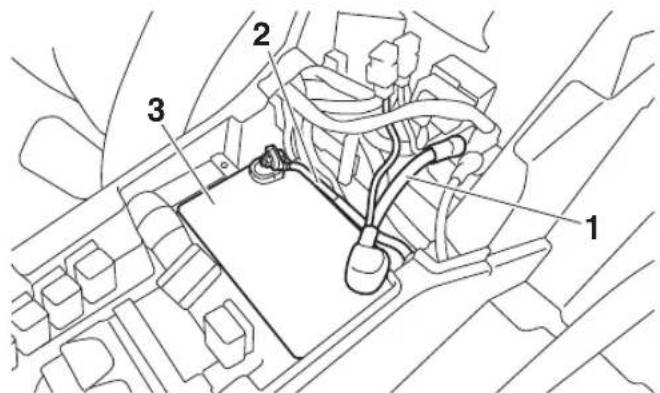 YAMAHA YXZ1000R SS (2020) - Dépose de la batterie - 2