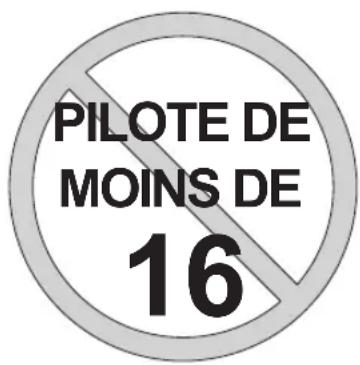PILOTE DE MOINS DE 16