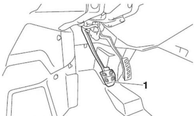 YAMAHA YXZ1000R SS (2020) - Bouton du système d'entraînement On-Command "2WD/4WD/DIFF LOCK" - 3