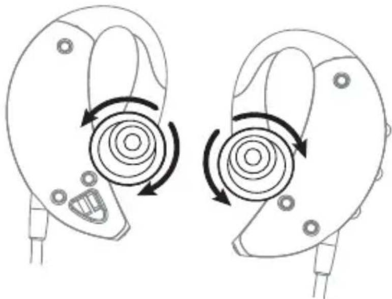 JAYBIRD JB200 - Regolazione degli auricolari per ottenere il miglior adattamento - 1