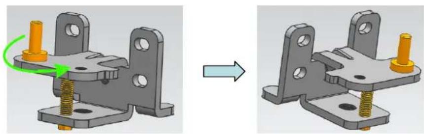 HOOVER HFF 1862KMN - > Door right-left change - 5