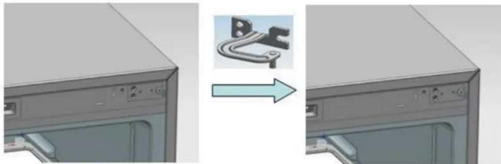 HOOVER HFF 1862KMN - > Door right-left change - 7