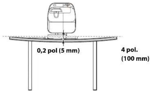 EPSON ELPMB29 - Requisitos para a mesa - 2