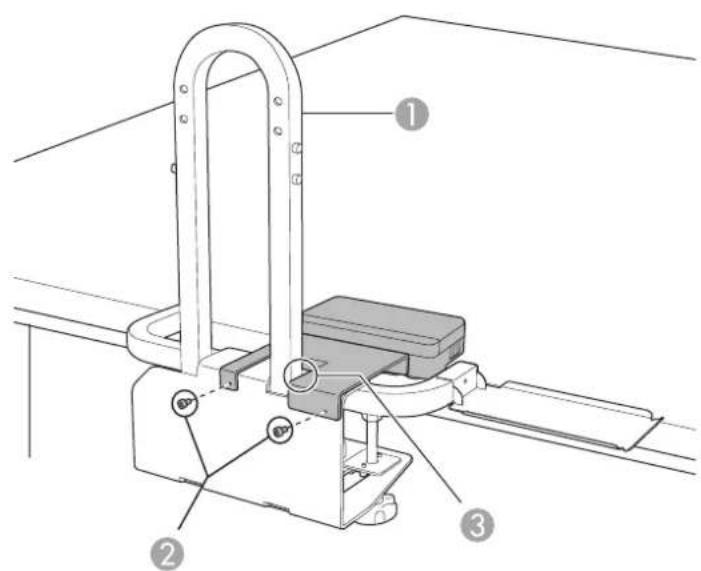 EPSON ELPMB29 - Instale a placac de fixacao da unidade de toque (apenas para modelos que incluem uma unidade de toque) - 2