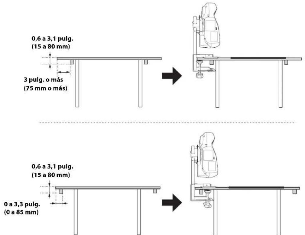 EPSON ELPMB29 - Requisitos de la mesa - 1