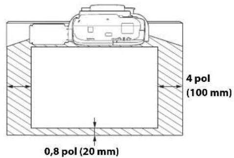 EPSON ELPMB29 - Requisitos para a mesa - 3