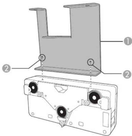 EPSON ELPMB29 - Instale la plac de fijacion de la unidad tactil (modelos tactiles solamente) - 1
