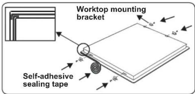 VESTEL VEH34126 - Installation of the hob - 1