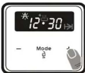 VESTEL VEH34126 - Semi-automatic time adjustment (finishing time) - 2