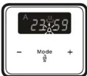 VESTEL VEH34126 - Audible warning time adjustment - 3
