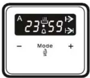 VESTEL VEH34126 - GEBRUIK VAN DE DIGITALE TIPTOETSTIJKDLOK - 1