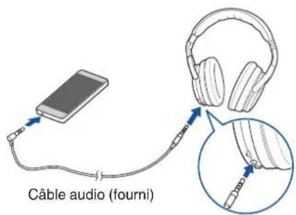 DENON AHGC25NC - Raccordement du câble audio - 1