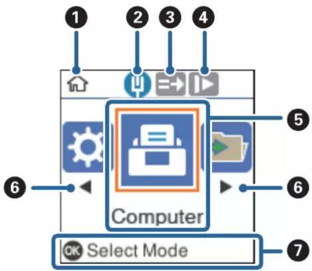 1 2 3 4 5 6 Computer Select Mode