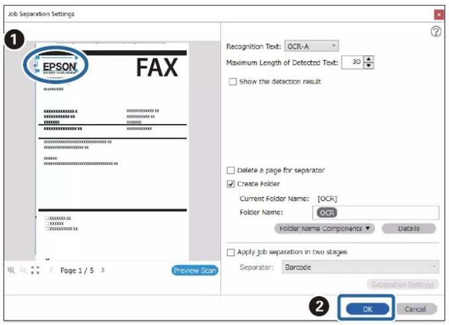 EPSON WorkForce DS730N - Enregistrement de fichiers dont les noms utilisent des caractères OCR - 7